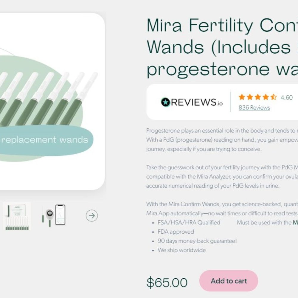 Mira Progesterone Confirm Wands